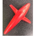 BIRD 10CM ROSSO FLUO