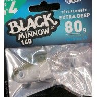 BLACK MINNOW 140MM EXTRA DEEP 80G (TESTA) 1PEDAZO