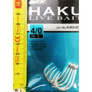 BKK HAKU LIVE BAIT 4/0 (5PIEZAS)