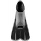 AGUA SHORT FINS BLACK/SILVER 35/36 (2.5/3.5)