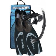 CRESSI SET PLUMA BAG NERO 41/42