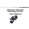 COMBO JIGGING - VERTICAL TROLLING GROUPER HUNTER 400GR + DAIWA BG MQ 8000H