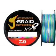 DAIWA J BRAID X8 EXPEDITION MULTICOLOR 150MT 0,13MM